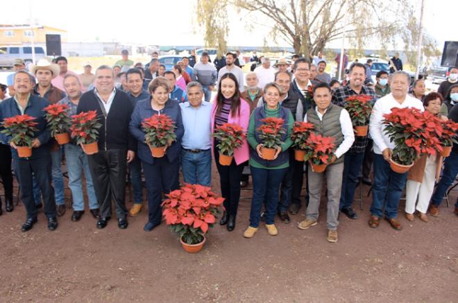 Cuenta Edoméx con 18 hectáreas de siembra con más de un millón de plantas listas para comercialización.