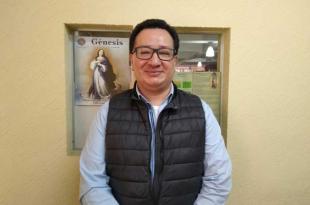 Padre Jorge Rosas Suárez, responsable de la oficina de Comunicación Social de la Arquidiócesis de Toluca