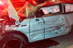 Viajaba en un MINI Cooper cuando se accidentó sobre la Avenida 16 de Septiembre.