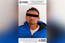 Los oficiales capturaron a José “N” de 32 años de edad