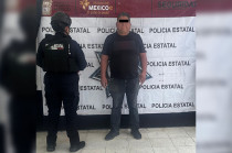 Los efectivos detuvieron a César “N” de 55 años, a quien presentaron ante el Agente del Ministerio Público correspondiente.