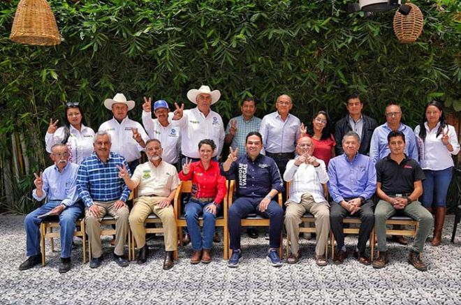 Vargas del Villar sostuvo una reunión con empresarios de la región