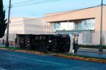 El accidente tuvo lugar frente al C5 en dirección a Plaza Sendero.
