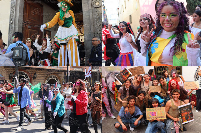 La UAEMéx realizó una caravana teatral y actividades artísticas en Toluca para conmemorar el Día Mundial del Teatro, con participación de estudiantes y colectivos culturales.