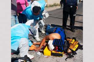 Tuvo un accidente en motocicleta