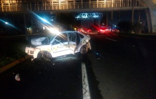 Fallece un hombre y una mujer en choque de taxi en Toluca