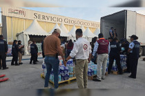 Llegan a hidalgo 254 toneladas de ayuda humanitaria y víveres a las familias damnificadas por las lluvias.