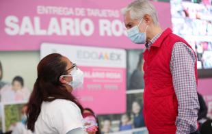 El ejecutivo destacó que actualmente más de 6 mil mujeres reciben este apoyo para fortalecer sus ingresos.