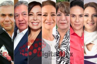 Fernando Vilchis, Higinio Martínez, Patricia Durán, Angélica Moya, Delfina Gómez, Alejandra del Moral, Maiella Gómez