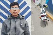 José Alejandro “N”, de 24 años y nacionalidad venezolana, fue arrestado por extorsión y cohecho en la colonia El Arroyo Vista Hermosa.