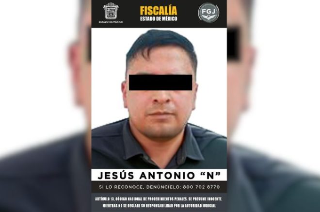 Jesús Antonio “N”, detenido por su probable participación en un homicidio en Tezoyuca.