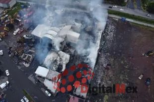 Daños en la Central de Abasto de Toluca 