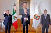 En dicho cargo se encontraba Ernesto Nemer Álvarez, a quién el Ejecutivo estatal agradeció el trabajo desempeñado.