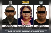 La detenida será ingresada al penal de Nezahualcóyotl y los detenidos al de Zumpango