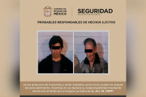 Ambos hombres fueron presentados ante el Ministerio Público