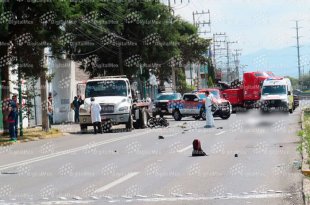 El accidente ocurrió cerca de avenida Tecnológico, en San Jerónimo Chicahualco; la Policía Municipal acordonó la zona.