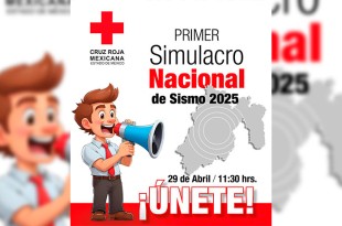 A las 11:30 horas se activará la alerta sísmica en Edomex y CDMX. 