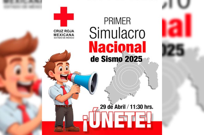A las 11:30 horas se activará la alerta sísmica en Edomex y CDMX. 