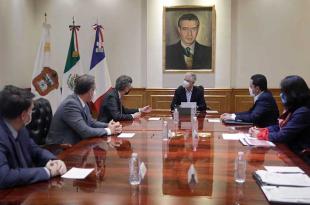 El Ejecutivo estatal agradeció la visita a la entidad del Embajador de Francia en México