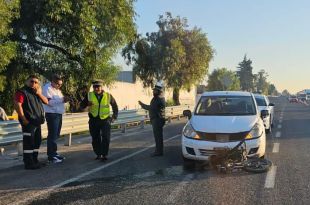 Arrollan a motociclista en la México-Pachuca