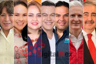 Delfina Gómez, Alejandra del Moral, Ana Lilia Herrera, Juan Zepeda, Enrique Vargas, Alfredo del Mazo, Ricardo Sodi