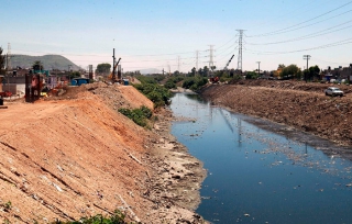 En Ecatepec, avance de 70% en trabajos del Gran Canal para evitar inundaciones