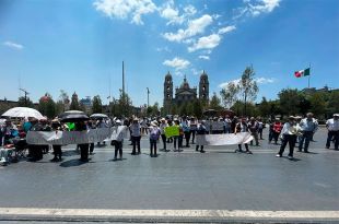 Manifestación de pensionados de ISSEMyM