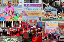 El evento se realiza en el Palacio de Justicia.