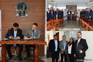 El acto se realizó en las oficinas centrales del SMSEM, con presencia de autoridades sindicales y directivos del instituto