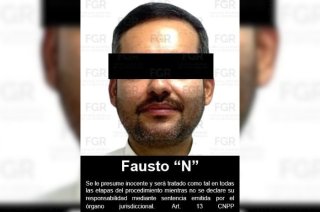 Fausto Ernesto Corrales Rodríguez, aprehendido en la Ciudad de México por la FGR.