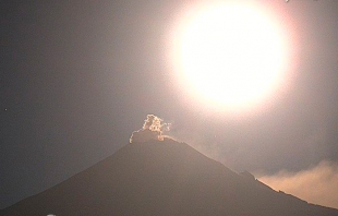 #Popocatépetl registra 128 exhalaciones en las últimas horas