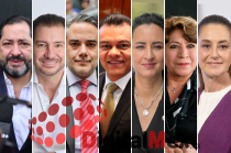 Paco Vázquez, Elías Rescala, Pablo Fernández, Juan Zepeda, Ana Yurixi Leyva, Delfina Gómez, Claudia Sheinbaum