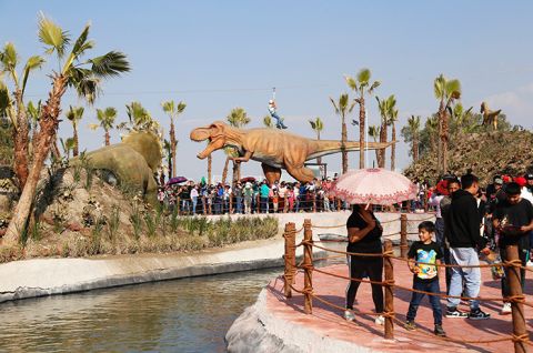 Dinosaurios gigantes, nuevo atractivo turístico en #Chimalhuacán Dinosaurios gigantes, nuevo atractivo turístico en #Chimalhuacán