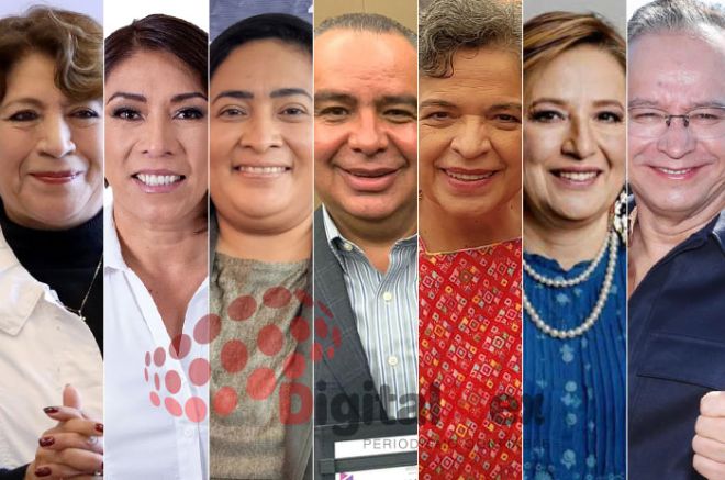 Delfina Gómez, María Luisa Mondragón, María del Carmen De la Rosa, Jesús Izquierdo, Beatriz Paredes, Xóchitl Gálvez, Raymundo Martínez