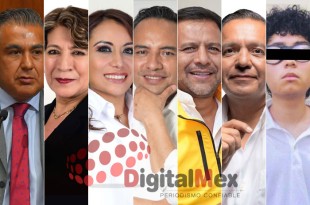 Octavio Martínez, Delfina Gómez, Ruth Salinas, Javier Rivera, Agustín Barrera, Ricardo Moreno, Lucio “N”