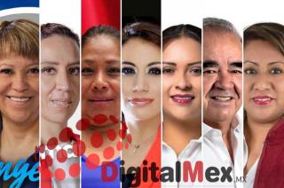 María de los Ángeles Dávila, María Rosa Hernández, Imelda López, Ruth Salinas, Edith Marisol Mercado, Maurilio Hernández, Xóchitl Flores.