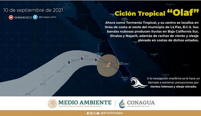 El Sistema Meteorológico Nacional exhorta a la población en general y a la navegación marítima a extremar precauciones
