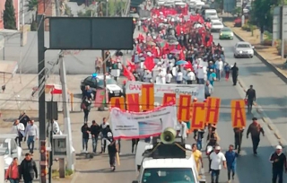 Antorchistas exigen respeto a elecciones de Copaci en Ecatepec