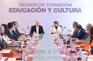 Quinta reunión de transición entre Alfredo del Mazo y Delfina Gómez