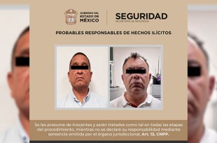 La captura ocurrió en una plaza comercial de Jardines de Morelos, luego de que fueran detectados a través de videovigilancia