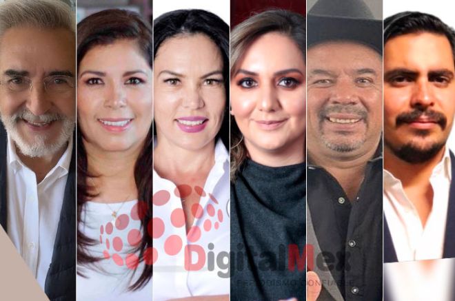 Víctor Quiroz, Brenda Alvarado, Teresa Castell, Evelyn Osornio, Andri Correa, Carlos Rodríguez 