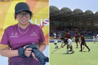 La pasión por el hockey sobre pasto, también la llevó a convertirse en fotógrafa y creadora de contenido.