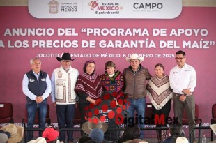 Gómez Alvárez comentó que el programa consistirá en un apoyo de mil pesos por tonelada de maíz acopiada a través de Seguridad Alimentaria Mexicana (Segalmex)