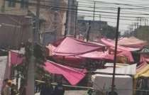 Los hechos se registraron en el tianguis de San Pablo de las Salinas, en el municipio de Tultitlán