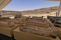 los sarcófagos serán trasladados al “Gran Museo egipcio”