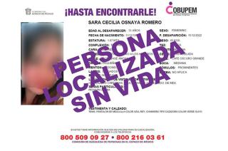 Aparentemente había salido a hacer unas compras a la Ciudad de México