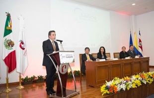 Concluye visita de Costa Rica y Colombia al Poder Judicial del estado