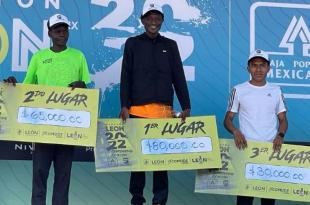 Jairo González logró el tercer lugar registrando un tiempo de 02:19:15