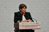 Delfina Gómez Álvarez encabezó la bienvenida a 400 especialistas que se integrarán al sistema IMSS Bienestar en el Estado de México.