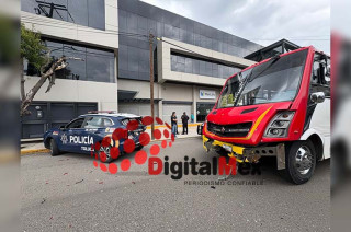 El percance ocurrió sobre la avenida Lerdo, casi esquina con Quintana Roo, en la colonia Sector Popular.